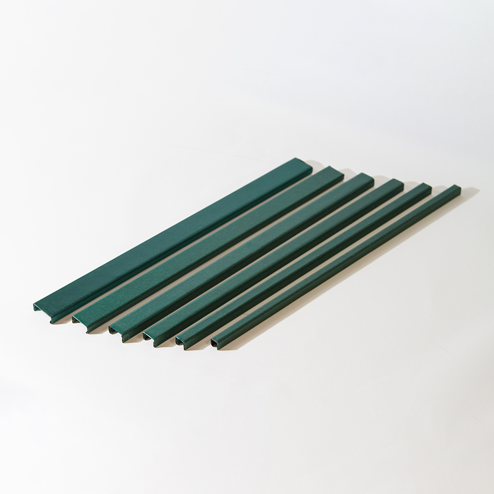 BS505-304 | Bindeschienen | grün matt | lang | 5 mm