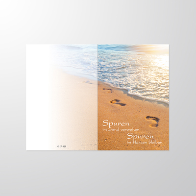 EP429P | Sterbebilder | Spuren im Sand | Papyrello