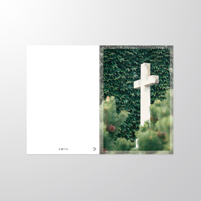 EP713P | Sterbebilder | Kreuz | Papyrello