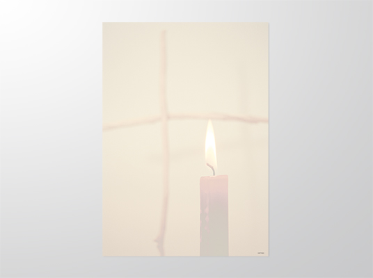 EP9035-A4 | Parte | Kerze mit Kreuz | 4-färbig