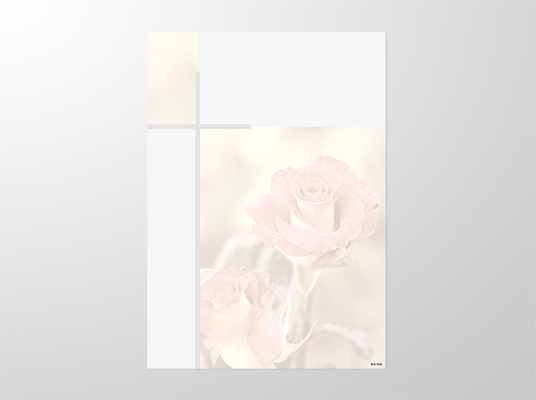 EP9038-A4 | Parte | Rose mit Kreuz | 4-färbig