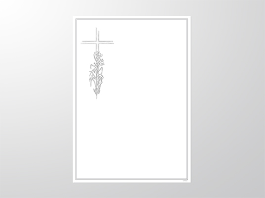 EP9058-A4 | Parte | Kreuz mit Blume | 1-färbig