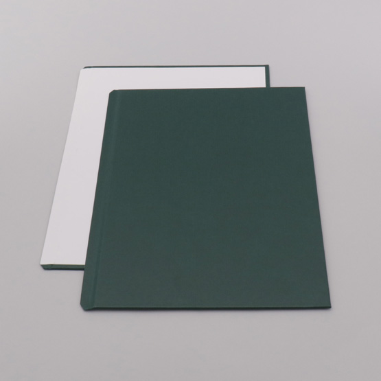HC5L0 | EP Bind Cover | Grün Leinenstruktur | A4 hoch