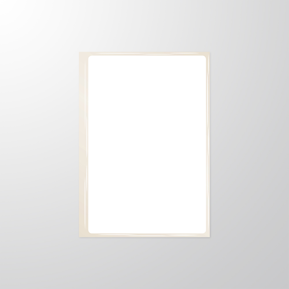 PB150-A4 | Einlegepapier | brauner Rand | 150 g